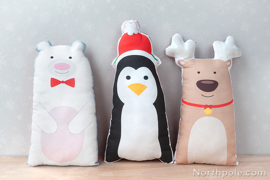 Christmas Cut & Sew Plushies
