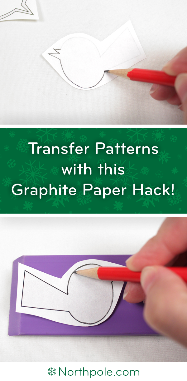 Transfer Patterns with this Graphite Paper Hack! • Northpole.com Craft Cottage