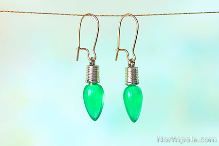 Effortless Christmas Light Earrings: 3 Ways