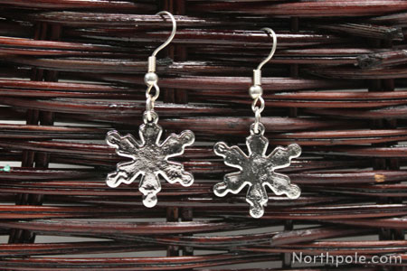 Shiny Snowflake Earrings
