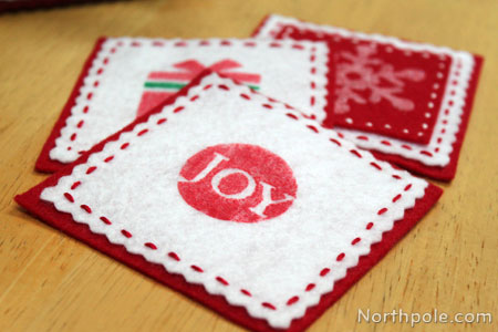 Cozy Felt Coasters
