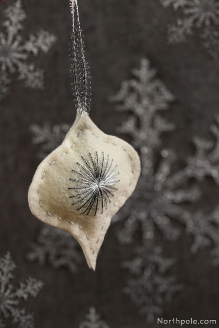 Felt Starburst Ornament