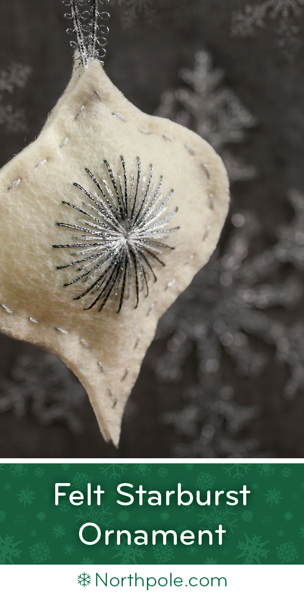 Felt Starburst Ornament • Northpole.com Craft Cottage