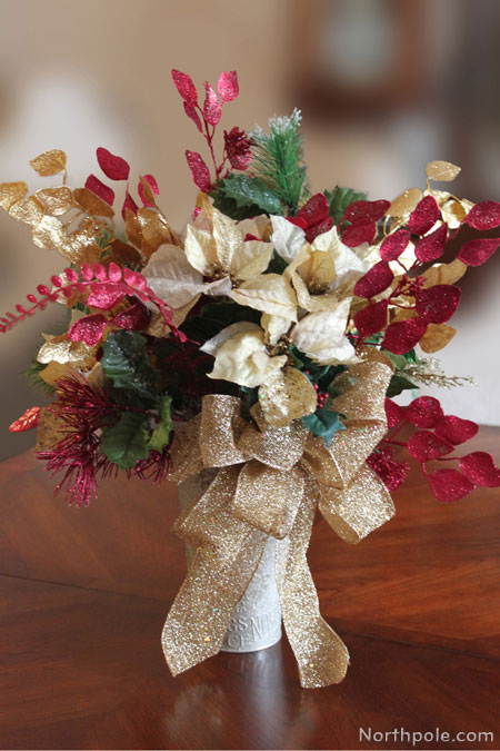 Glittery Buffet Centerpiece
