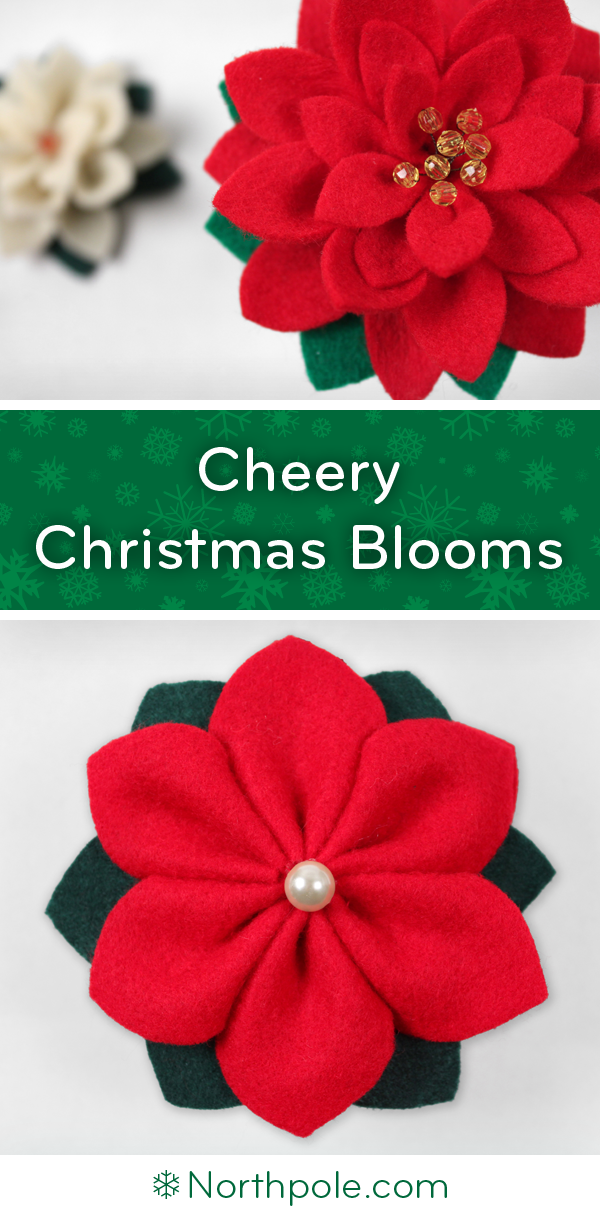 Cheery Christmas Blooms • Northpole.com Craft Cottage