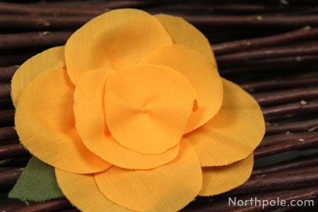 Lovely Fabric Flowers