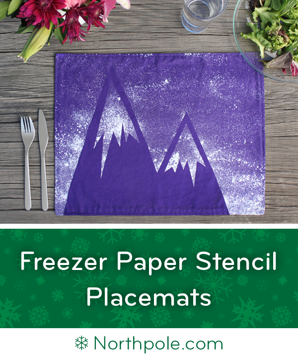Freezer Paper Placemats • Northpole.com Craft Cottage
