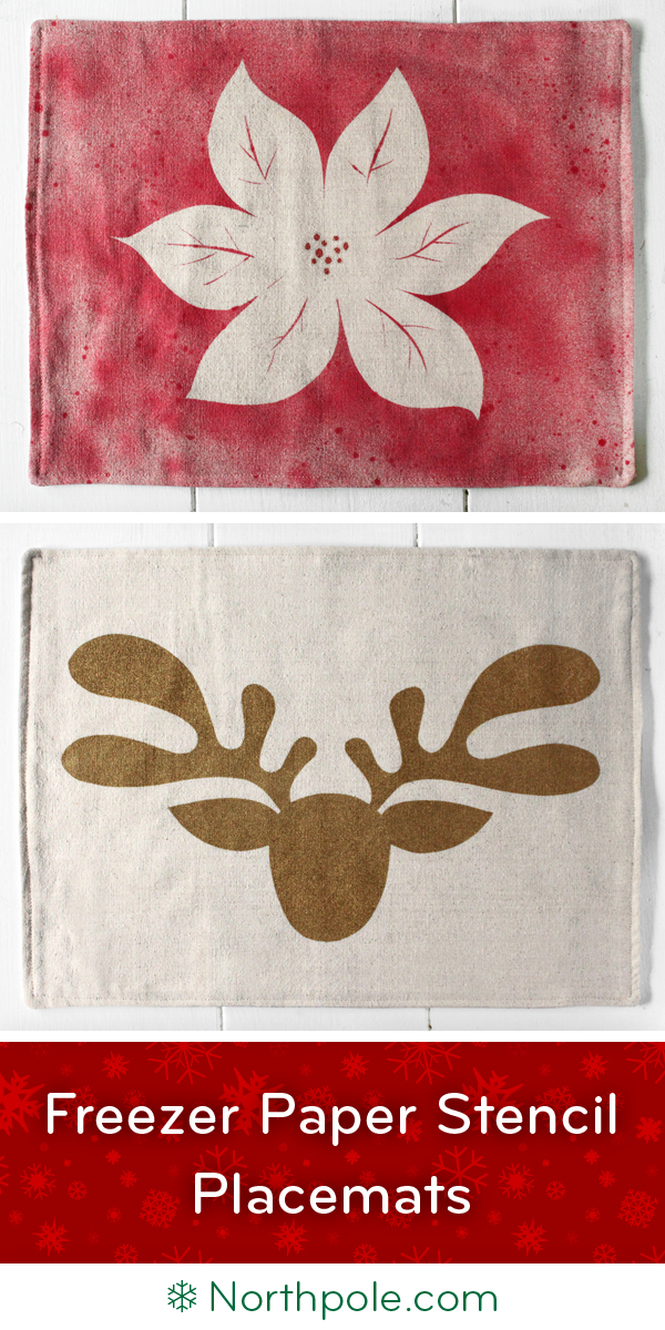 Freezer Paper Placemats • Northpole.com Craft Cottage