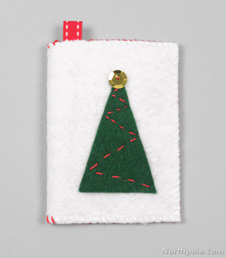 Front of gift card holder
