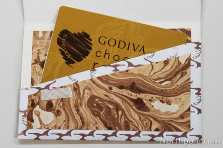 Place a gift card inside