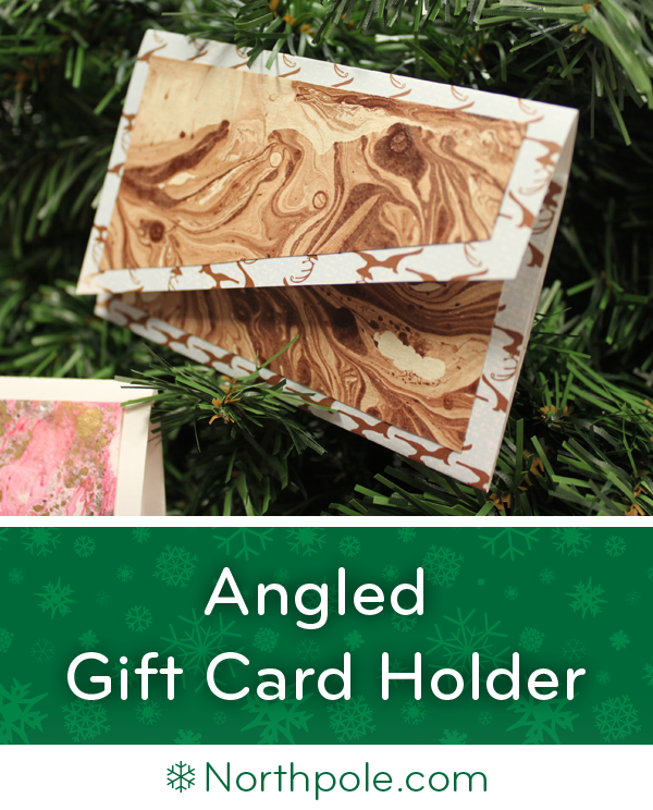 Angled Gift Card Holder • Northpole.com Craft Cottage