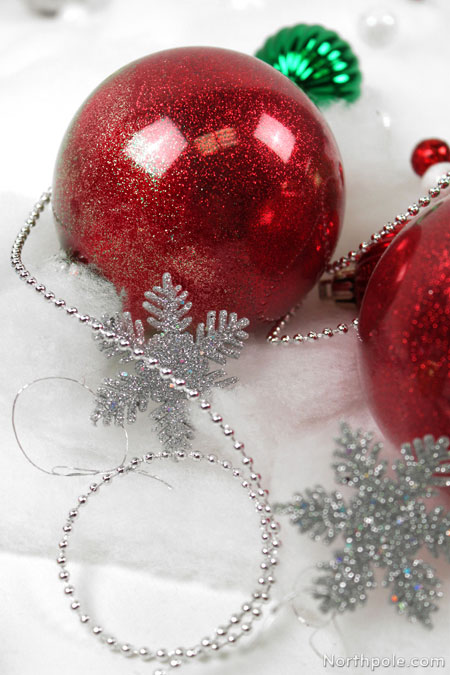 Glittered Ornaments