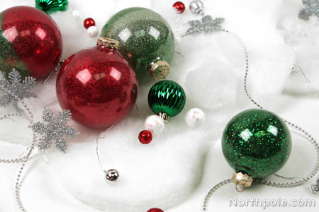 Glittered Ornaments