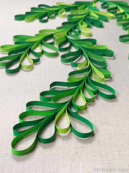 Craft Cottage - Paper Leaf Garland