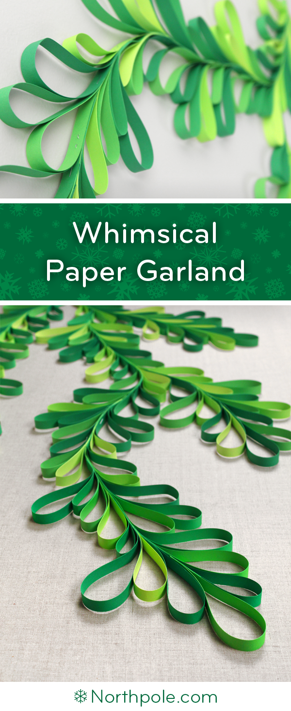 Whimsical Paper Garland • Northpole.com Craft Cottage