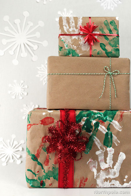 Handprint Wrapping Paper