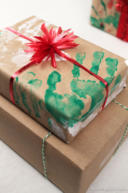 Handprint Wrapping Paper