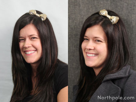 Glittery Gold Bow