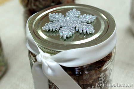 Glue an ornament on top