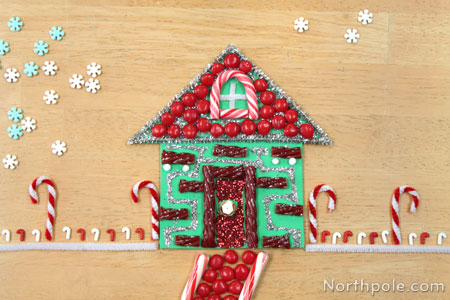 Craft Foam Gingerbread House