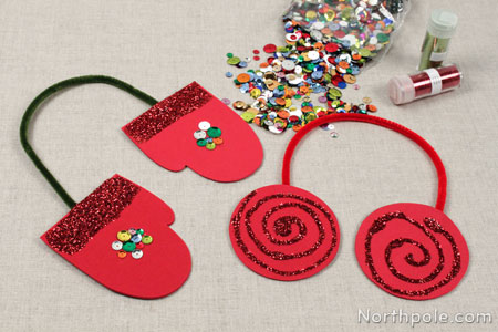Baby Bart's Mittens & Earmuffs