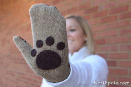 Wooly Paws: DIY Sweater Mittens