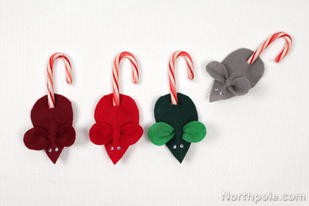 Felt Mouse Ornament