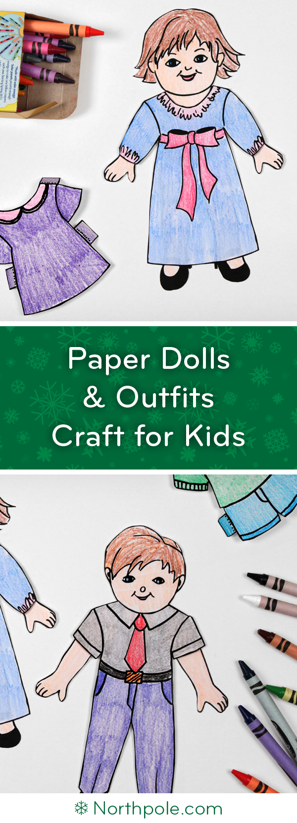 Paper Dolls & Outfits • Northpole.com Craft Cottage
