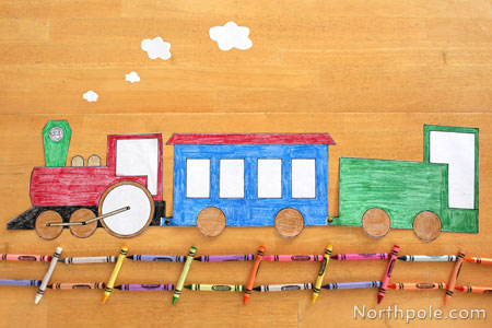 Paper Choo-Choo Train