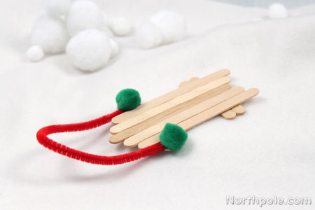 Popsicle Stick Sled