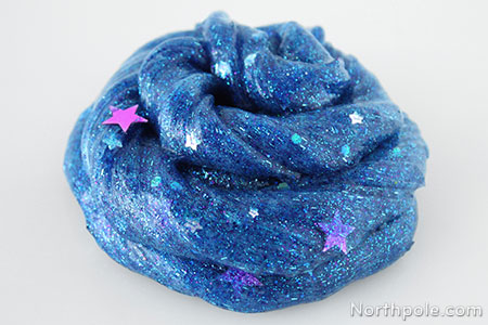 Silent Night Slime Craft for Kids: Silent Night Slime