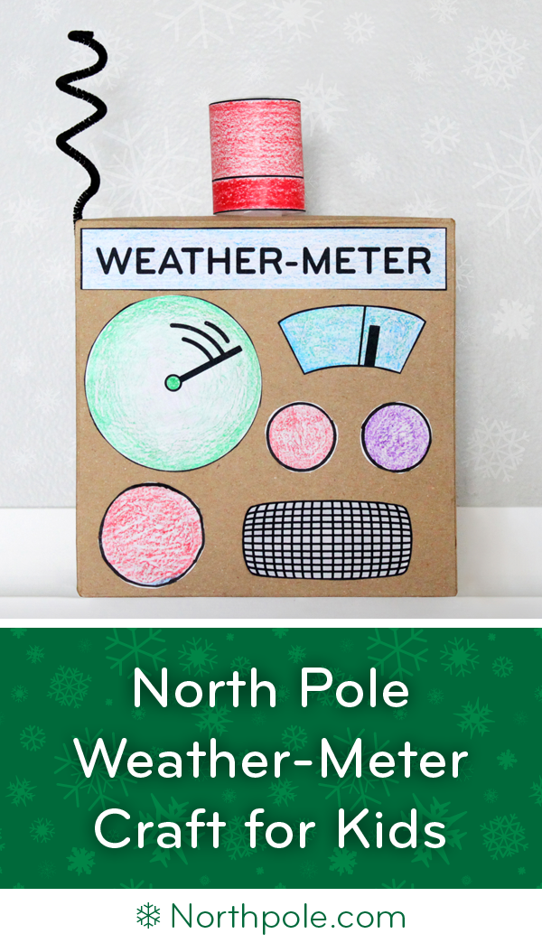North Pole Frosty-Weather-Reader-Meter • Northpole.com Craft Cottage