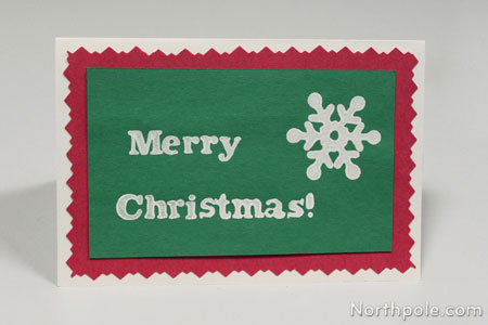 Finished card