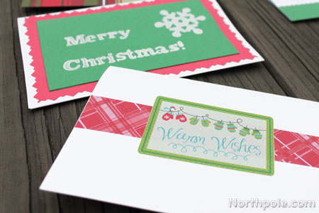 Simple Layered Paper Holiday Cards