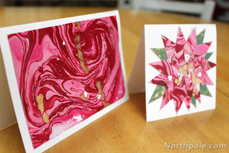 Swirly Glitter Card