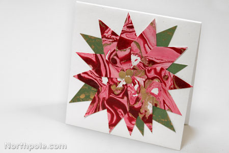 Abstract Poinsettia