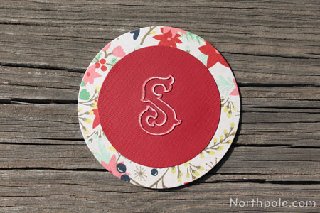 Monogrammed Cocktail Coasters
