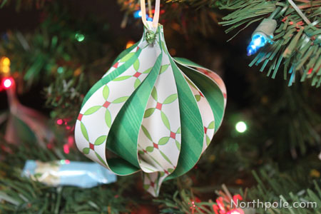 Balloon Shaped Paper Ornament