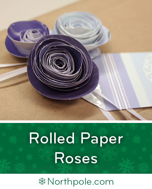 Rolled Paper Roses • Northpole.com Craft Cottage