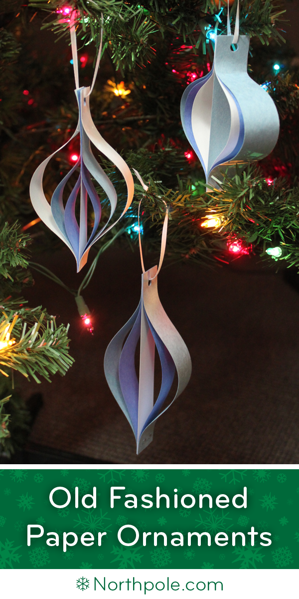 Old Fashioned Paper Ornaments • Northpole.com Craft Cottage