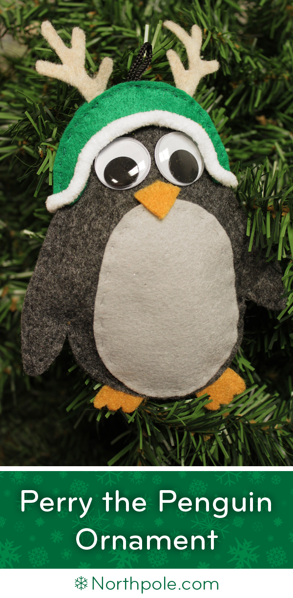 Perry the Penguin Christmas Ornament • Northpole.com Craft Cottage