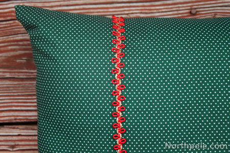 Oblong Christmas Pillow