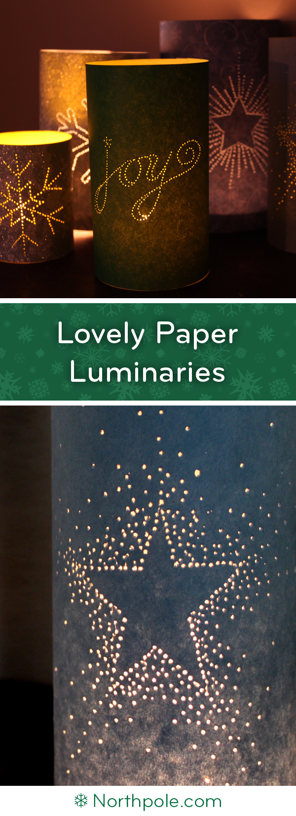 Poke a Dot Luminaries • Northpole.com Craft Cottage