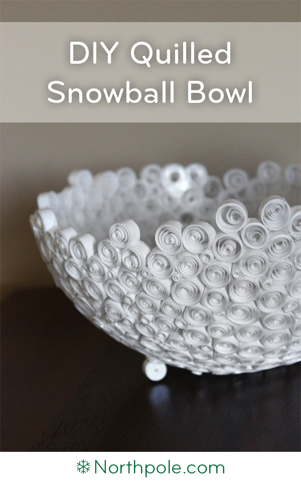 Snowball Bowl • Northpole.com Craft Cottage