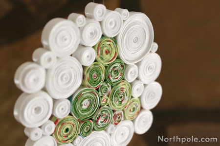 Coiled Paper Tree Ornament
