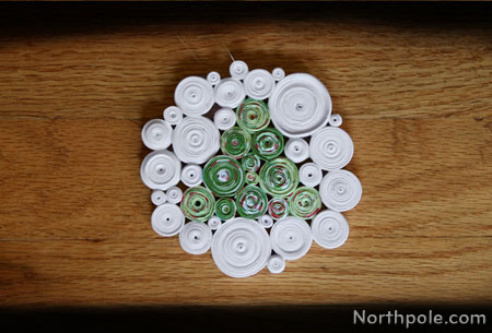 Coiled Paper Tree Ornament
