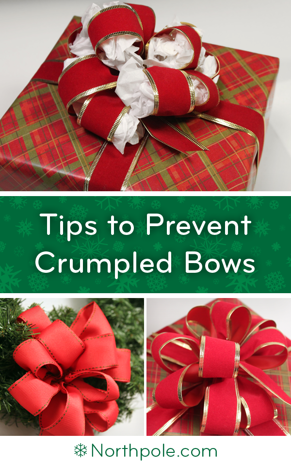 Tips to Prevent Crumpled Bows • Northpole.com Craft Cottage
