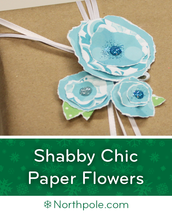 Shabby Chic Paper Flowers • Northpole.com Craft Cottage