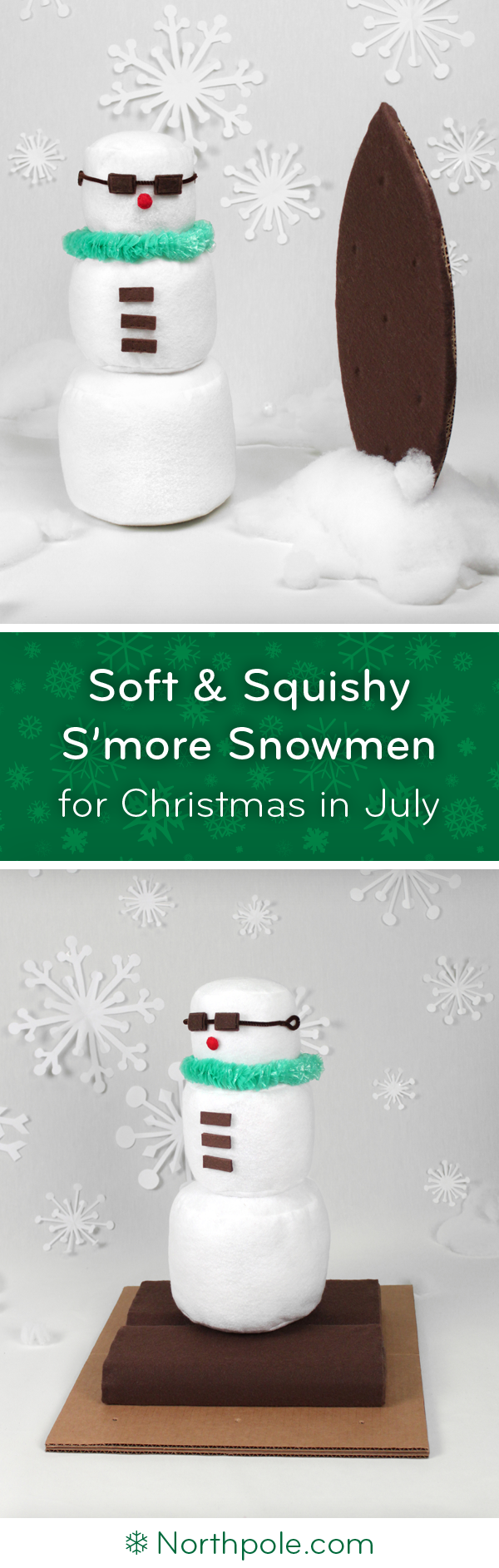 S'more Snowmen • Northpole.com Craft Cottage