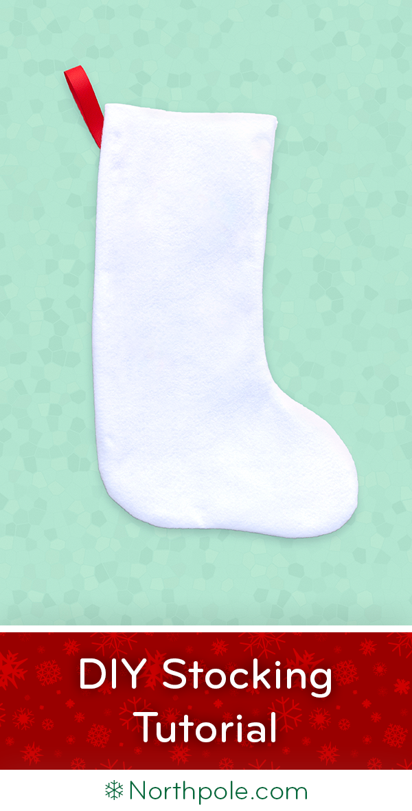 Basic Felt Stocking • Northpole.com Craft Cottage